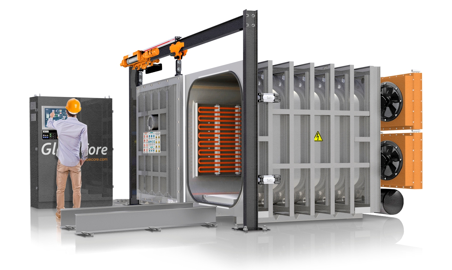 Transformer vacuum furnace