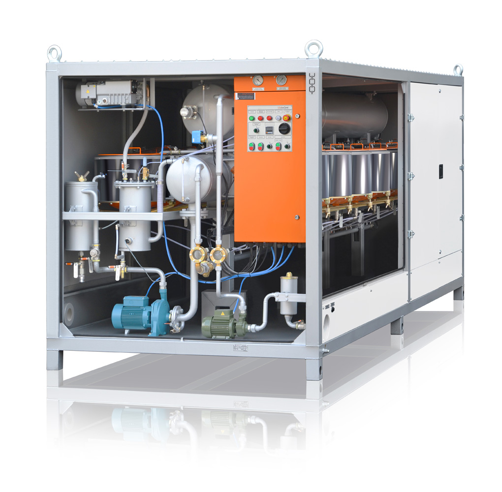 Fuel, oil cleaning system UVR-450/16